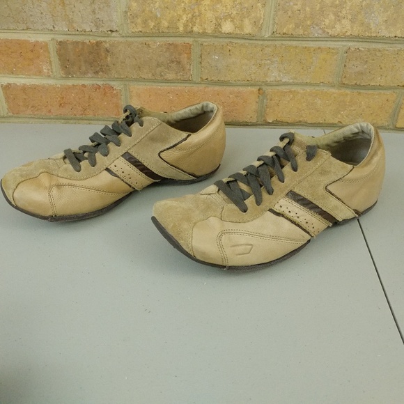 Diesel Windom Brown Leather Shoes 